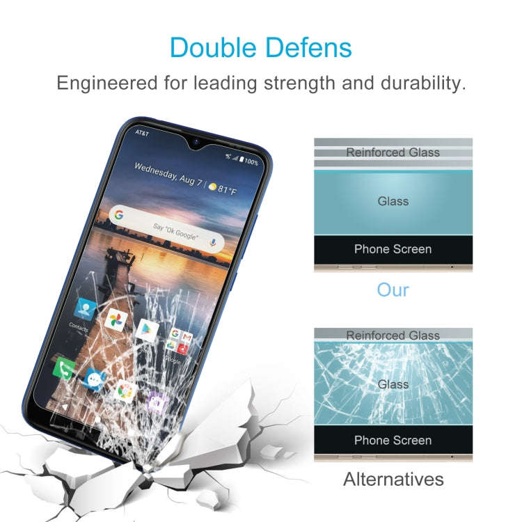10 PCS 0.26mm 9H 2.5D Tempered Glass Film For Cricket Maestro Plus