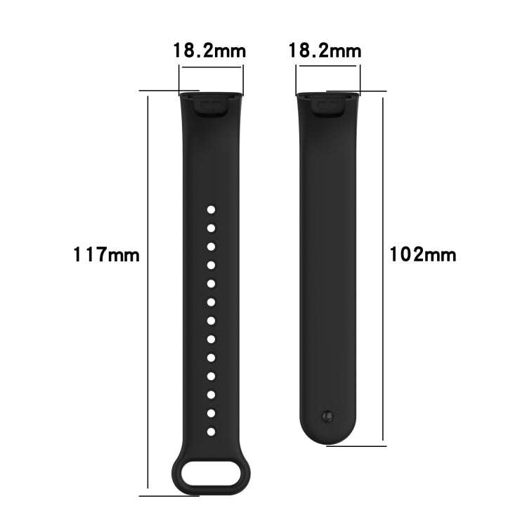 For Xiaomi Redmi Smart Band Pro Silicone Watch Band(Red)