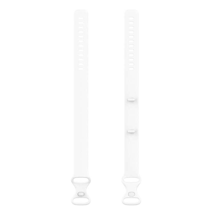 For Amazon Halo 1st Generation Butterfly Buckle Solid Color Silicone Watch Band(White)