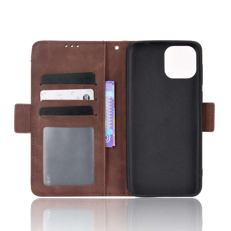For Ulefone Note 6 / Note 6P Skin Feel Calf Pattern Leather Phone Case(Brown)