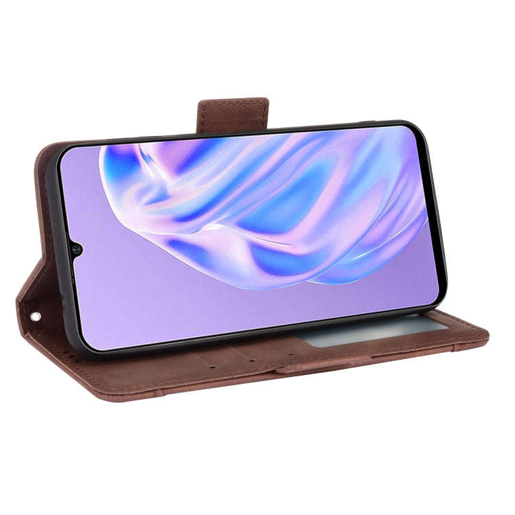 For Ulefone Note 6 / Note 6P Skin Feel Calf Pattern Leather Phone Case(Brown)