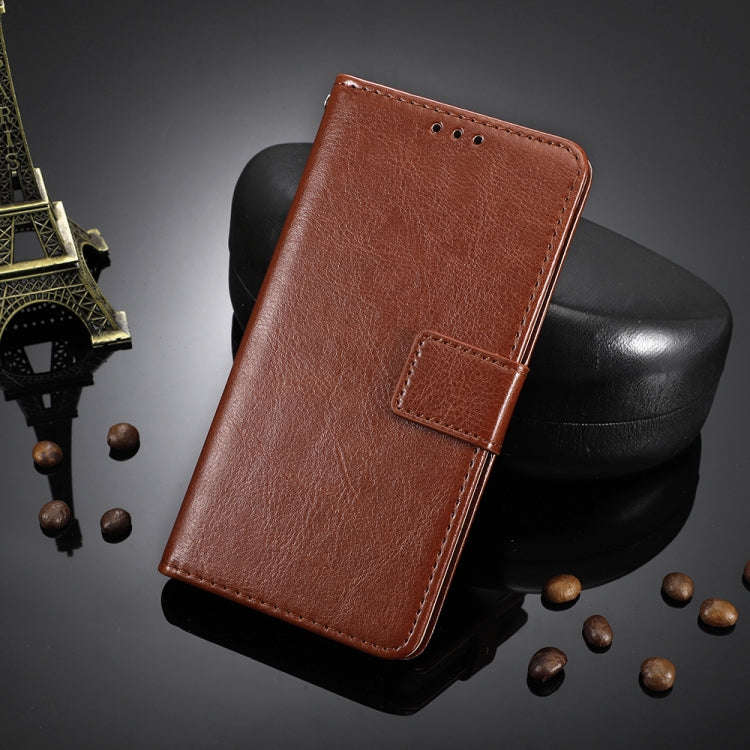 For Fujitsu F52B JP Retro Crazy Horse Texture Leather Phone Case(Brown)