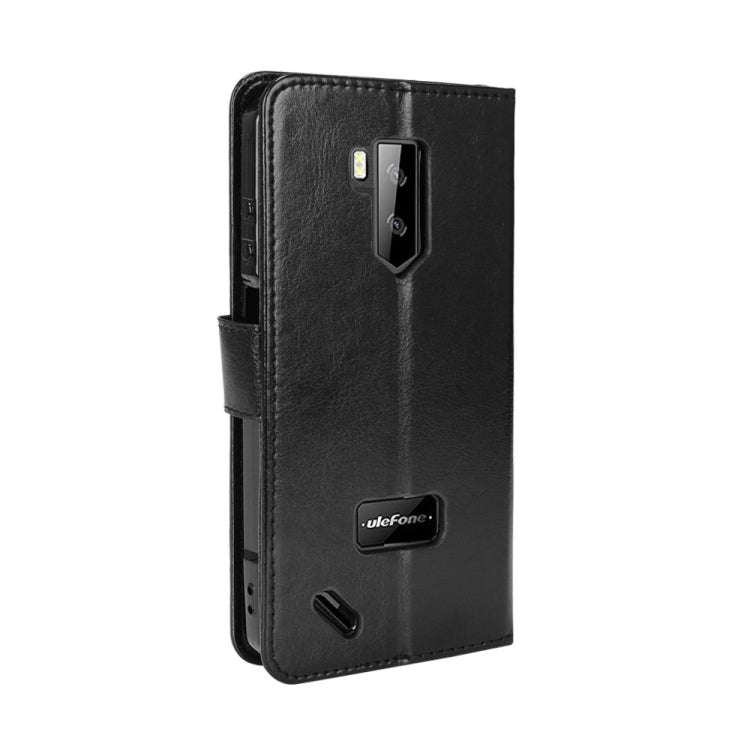 For Ulefone Armor X9 Retro Crazy Horse Texture Leather Phone Case(Black)