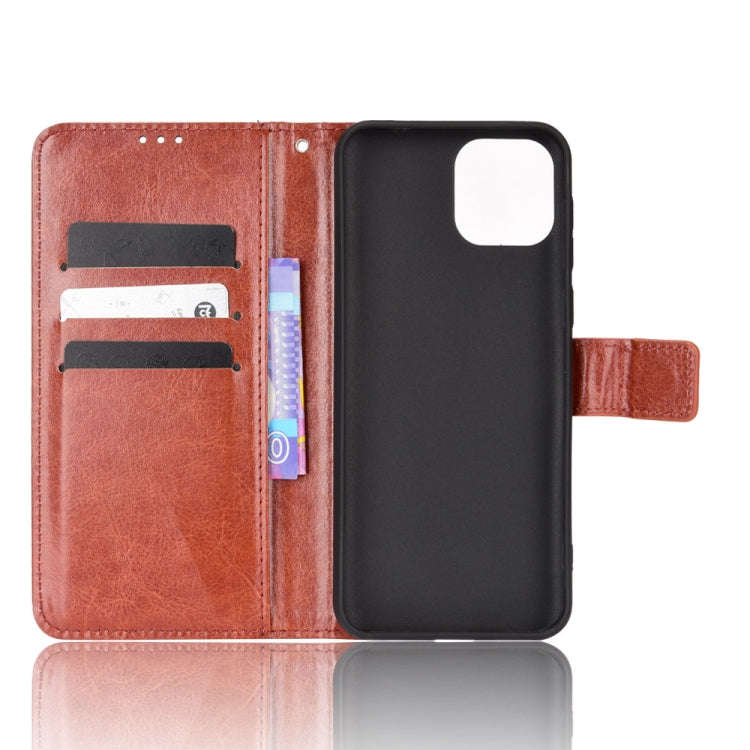 For Ulefone Note 6/ Note 6P Retro Crazy Horse Texture Leather Phone Case(Brown)