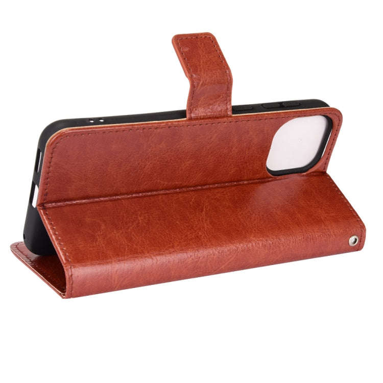 For Ulefone Note 6/ Note 6P Retro Crazy Horse Texture Leather Phone Case(Brown)