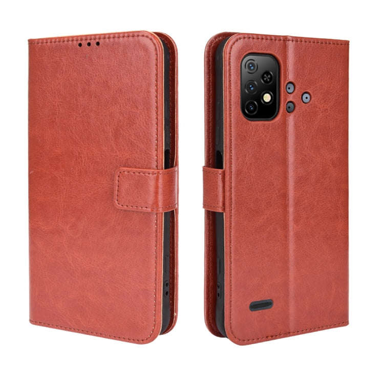 For UMIDIGI Bison X10 Retro Crazy Horse Texture Leather Phone Case(Brown)