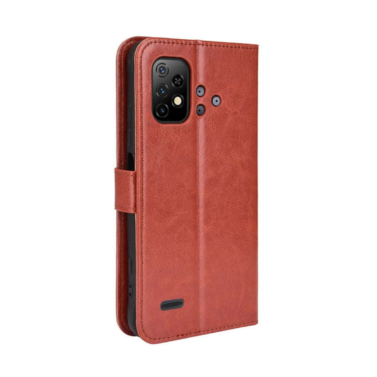 For UMIDIGI Bison X10 Retro Crazy Horse Texture Leather Phone Case(Brown)