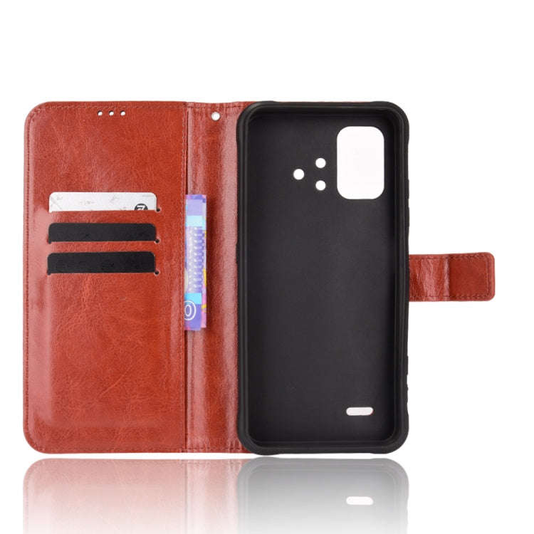 For UMIDIGI Bison X10 Retro Crazy Horse Texture Leather Phone Case(Brown)