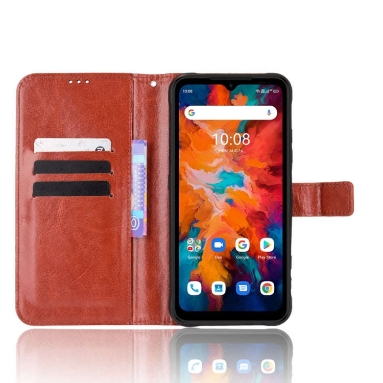 For UMIDIGI Bison X10 Retro Crazy Horse Texture Leather Phone Case(Brown)