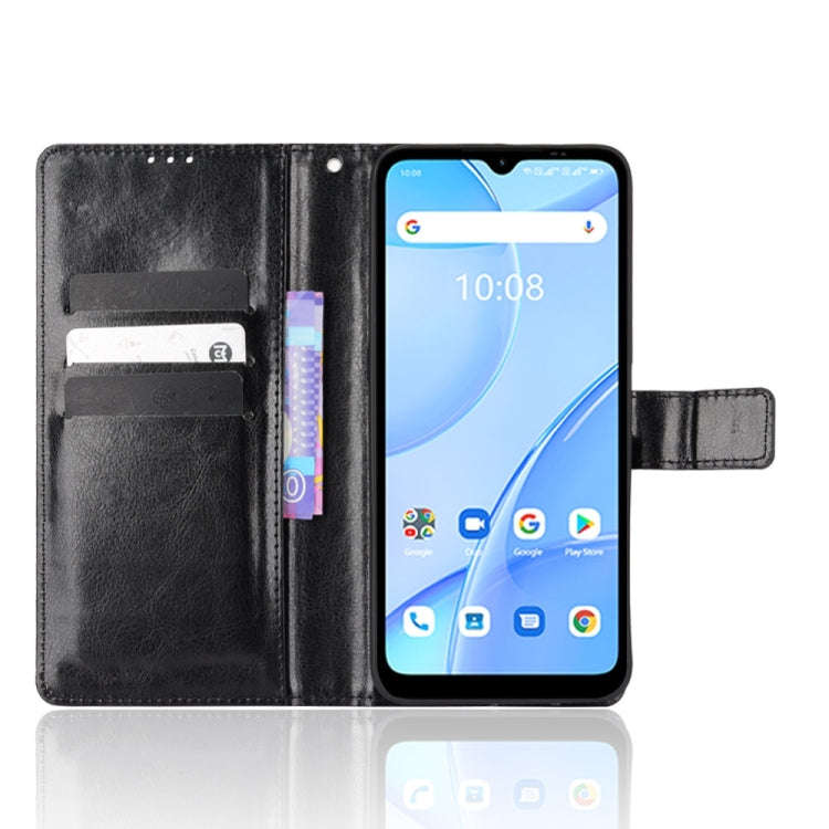 For UMIDIGI Power 5S Retro Crazy Horse Texture Leather Phone Case(Black)