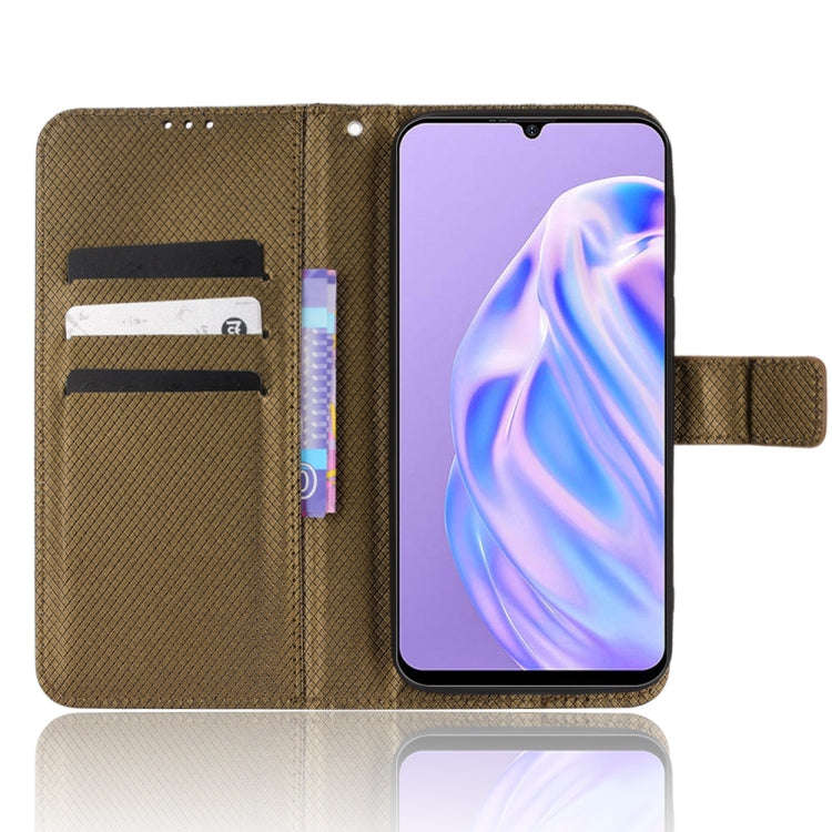 For Ulefone Note 6/ Note 6P Diamond Texture Leather Phone Case(Copper)