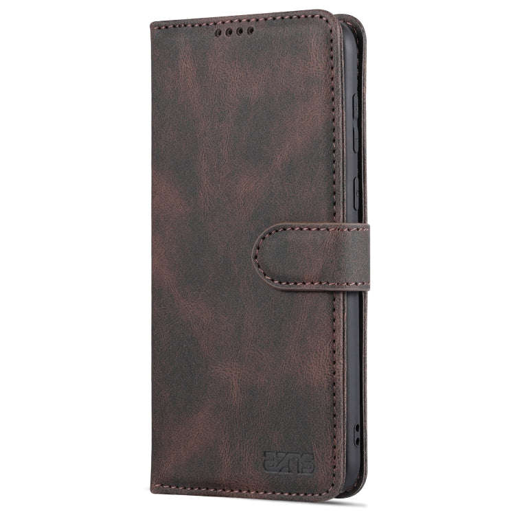 For Huawei P50 AZNS Dream II Skin Feel Horizontal Flip Leather Case(Coffee)