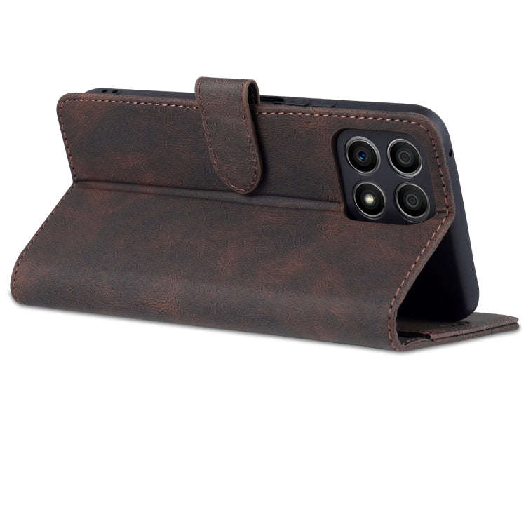 For Honor X30i AZNS Dream II Skin Feel Horizontal Flip Leather Case(Coffee)