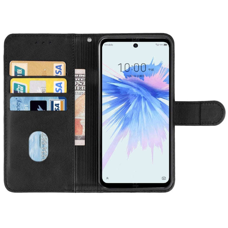 Leather Phone Case For ZTE Libero 5G II(Black)