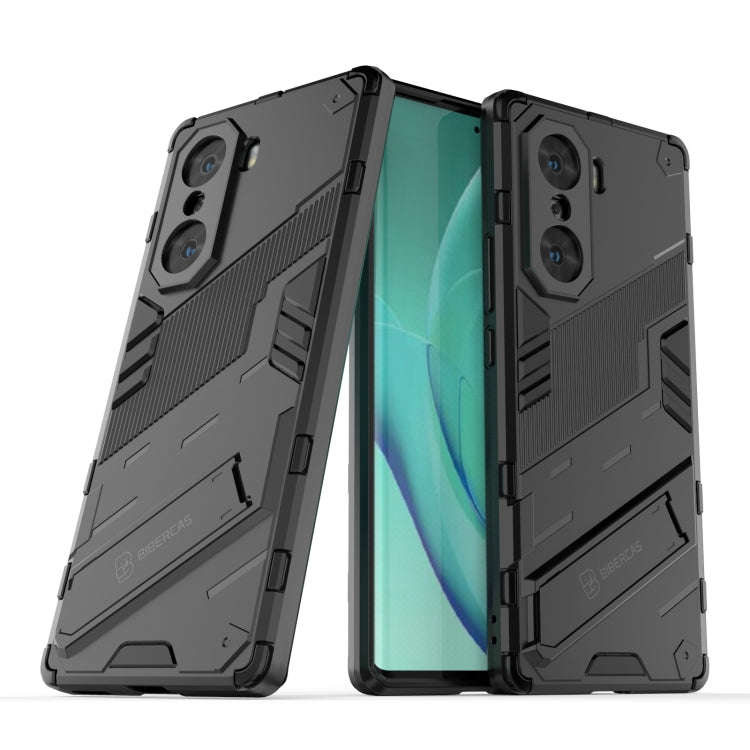 For Honor 60 Punk Armor 2 in 1 PC + TPU Phone Case(Black)