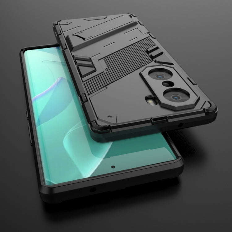 For Honor 60 Punk Armor 2 in 1 PC + TPU Phone Case(Black)