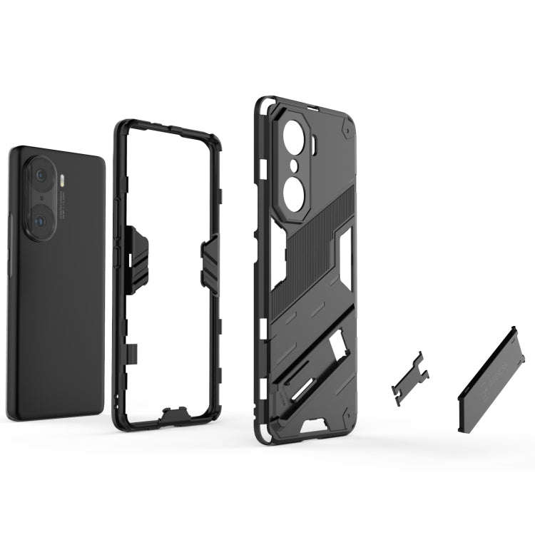For Honor 60 Pro Punk Armor 2 in 1 PC + TPU Phone Case(Red)