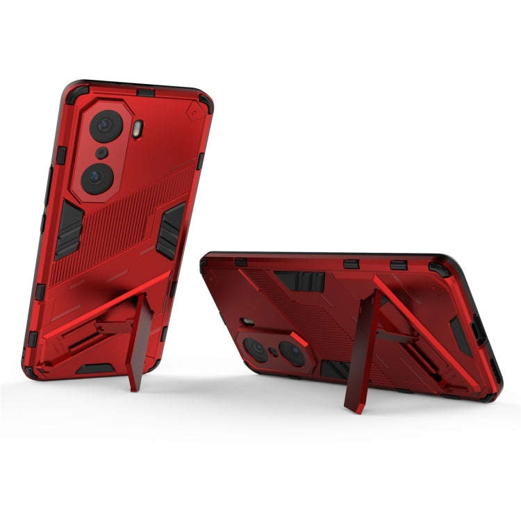 For Honor 60 Pro Punk Armor 2 in 1 PC + TPU Phone Case(Red)