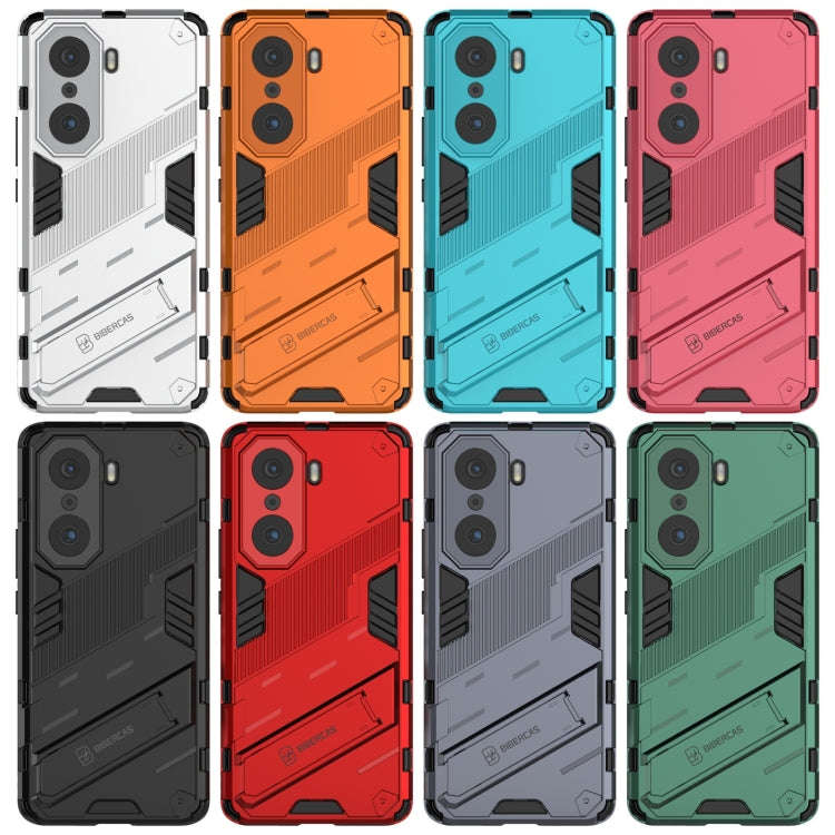 For Honor 60 Pro Punk Armor 2 in 1 PC + TPU Phone Case(Red)