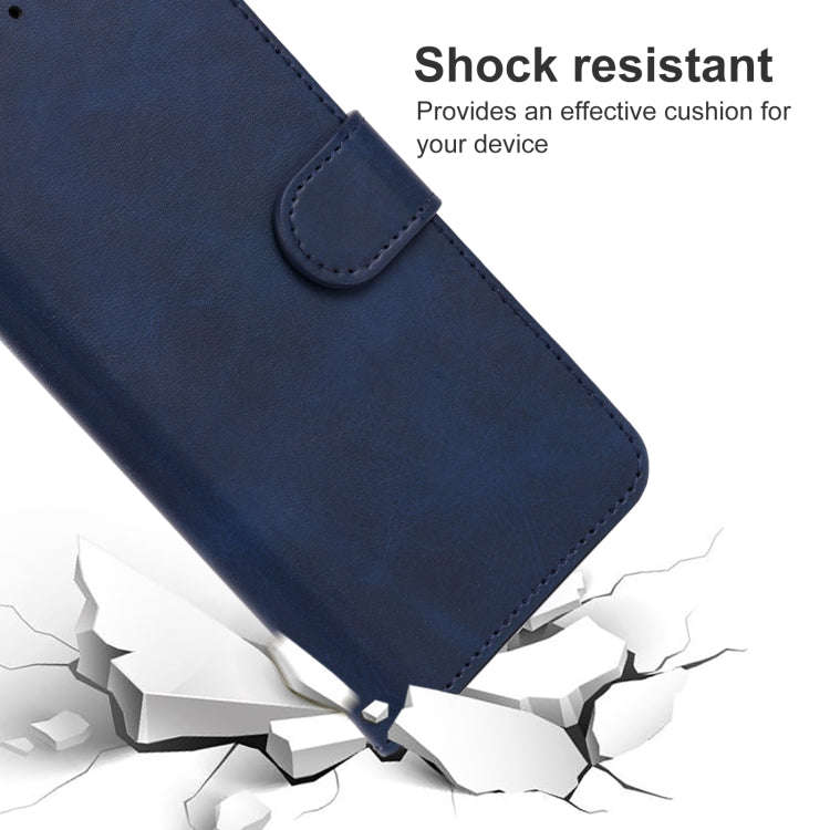 Leather Phone Case For Vodafone Smart E11(Blue)