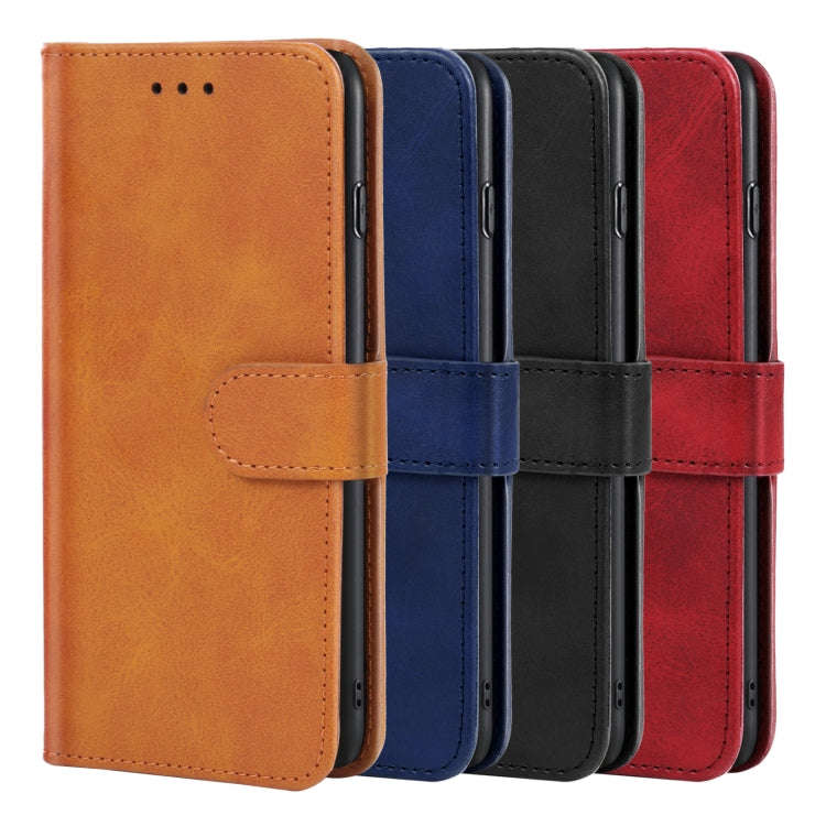 Leather Phone Case For Vodafone Smart E11(Blue)