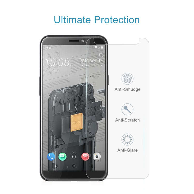 10 PCS 0.26mm 9H 2.5D Tempered Glass Film For HTC Exodus 1s