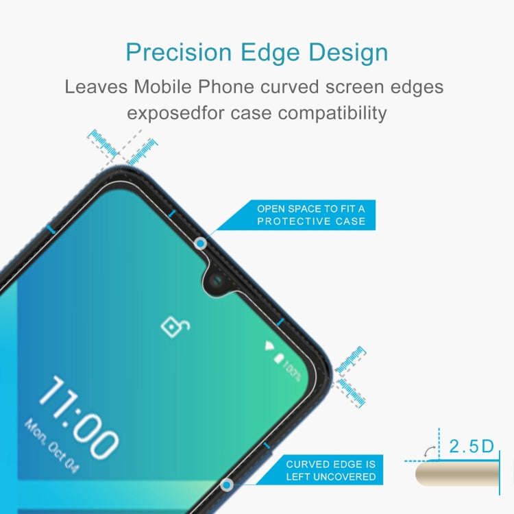 10 PCS 0.26mm 9H 2.5D Tempered Glass Film For Wiko Y82