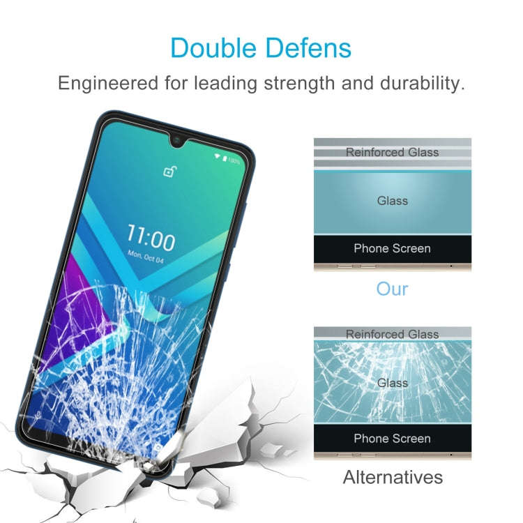 10 PCS 0.26mm 9H 2.5D Tempered Glass Film For Wiko Y82