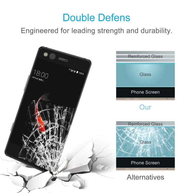 0.26mm 9H 2.5D Tempered Glass Film For ZTE Axon M