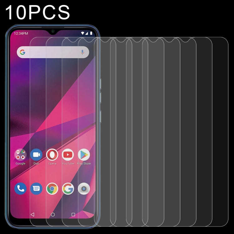 10 PCS 0.26mm 9H 2.5D Tempered Glass Film For BLU G61