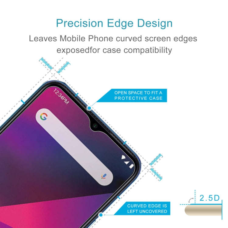 10 PCS 0.26mm 9H 2.5D Tempered Glass Film For BLU G61