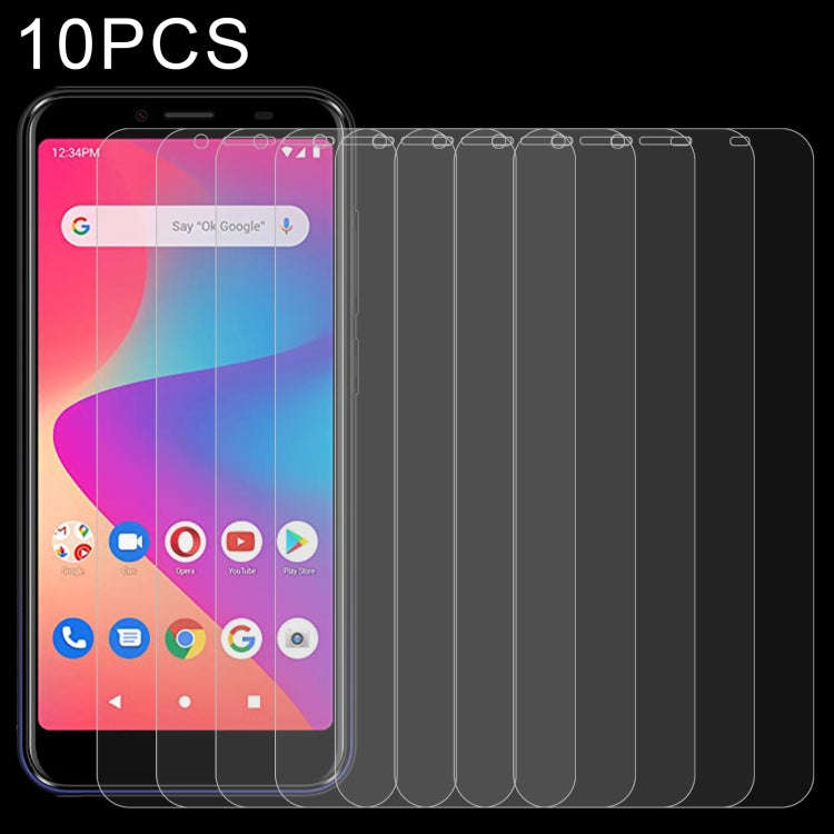 10 PCS 0.26mm 9H 2.5D Tempered Glass Film For BLU G50