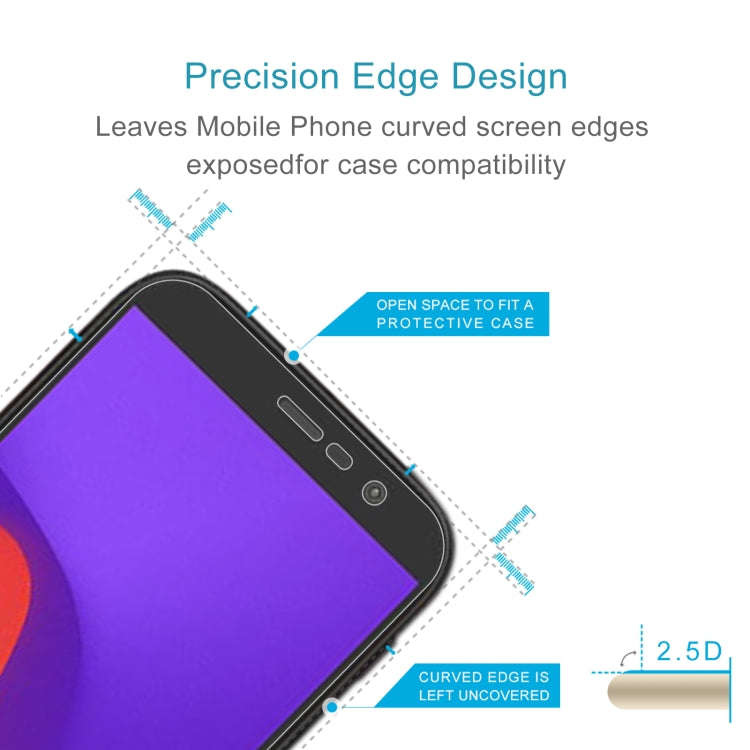 10 PCS 0.26mm 9H 2.5D Tempered Glass Film For BLU View 2