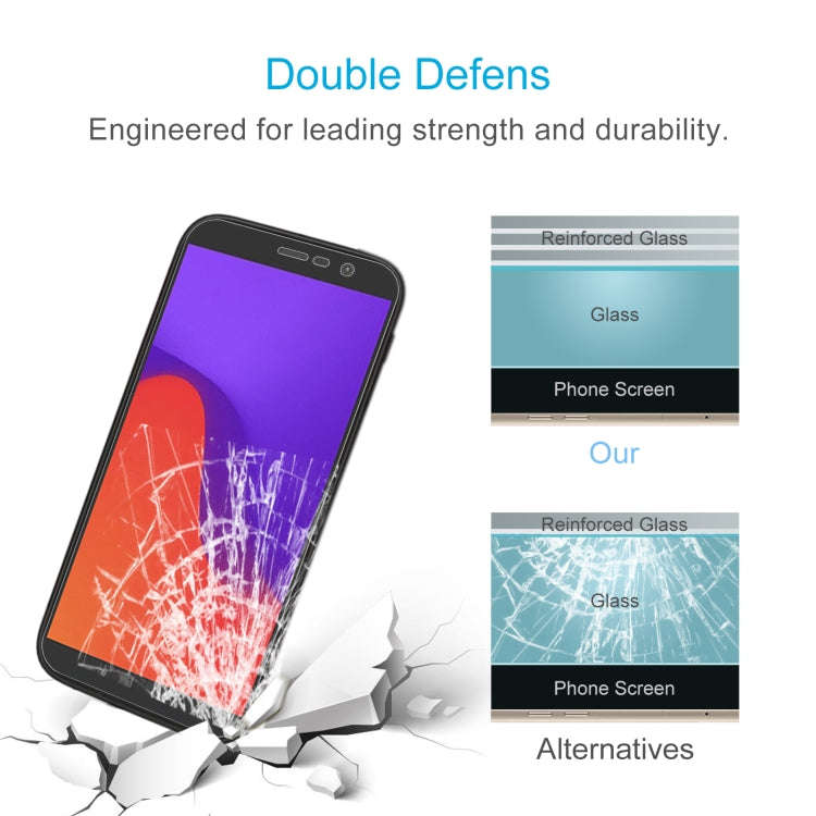 10 PCS 0.26mm 9H 2.5D Tempered Glass Film For BLU View 2