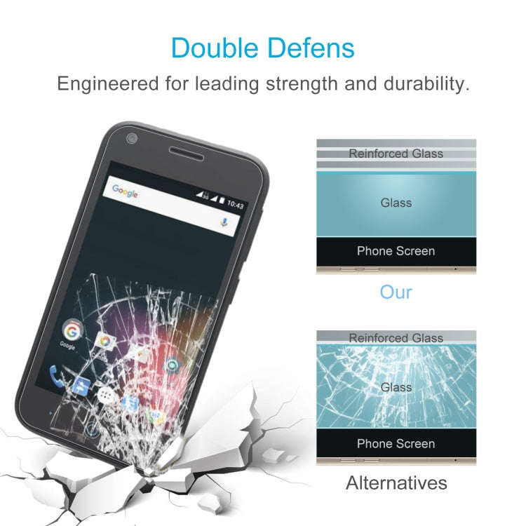 10 PCS 0.26mm 9H 2.5D Tempered Glass Film For ZTE Blade L110