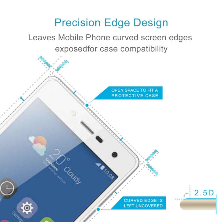 10 PCS 0.26mm 9H 2.5D Tempered Glass Film For ZTE Blade L7