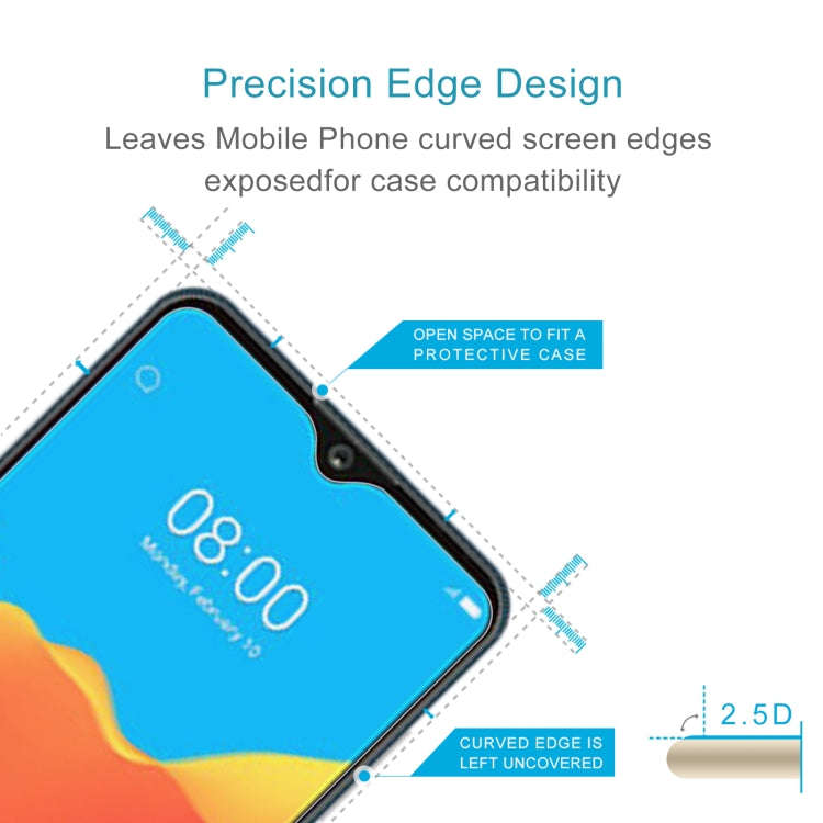 10 PCS 0.26mm 9H 2.5D Tempered Glass Film For ZTE Blade V2020 Vita