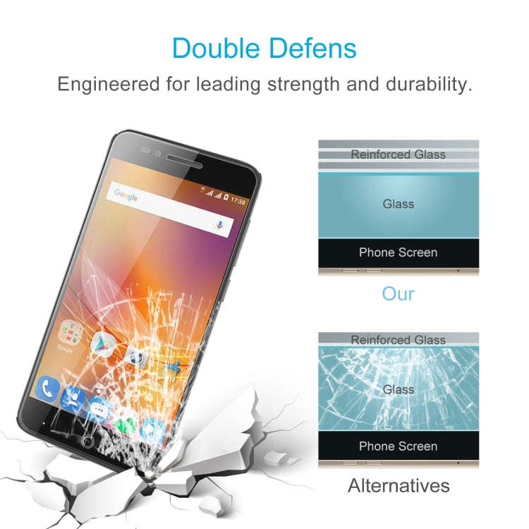 50 PCS 0.26mm 9H 2.5D Tempered Glass Film For ZTE Blade X7
