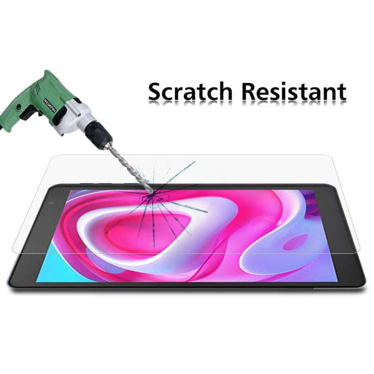 2 PCS 9H 2.5D Explosion-proof Tempered Tablet Glass Film For BLU M8L Plus