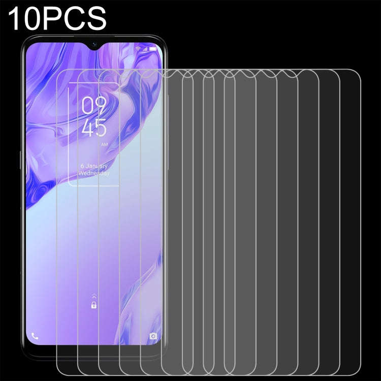 10 PCS 0.26mm 9H 2.5D Tempered Glass Film For TCL 20B