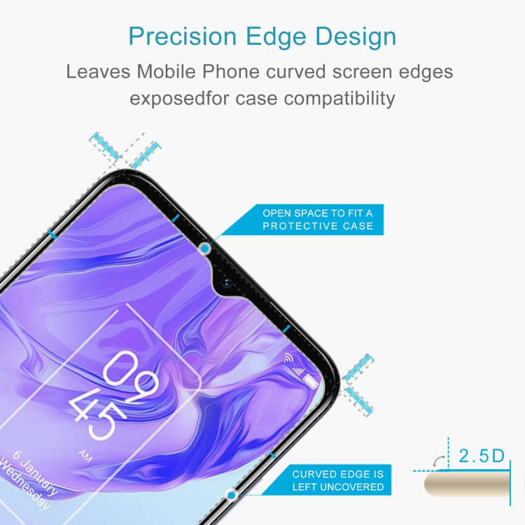 10 PCS 0.26mm 9H 2.5D Tempered Glass Film For TCL 20B