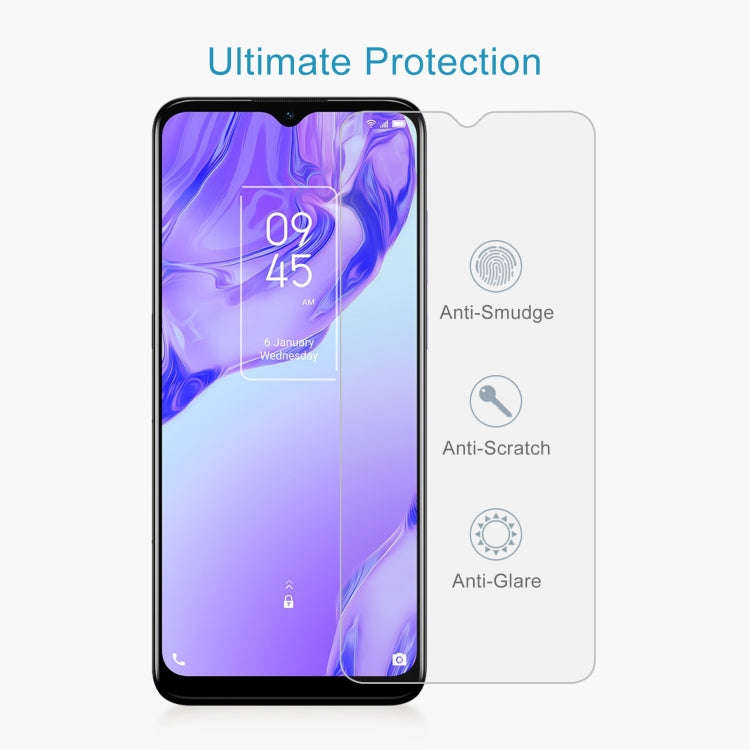 10 PCS 0.26mm 9H 2.5D Tempered Glass Film For TCL 20B