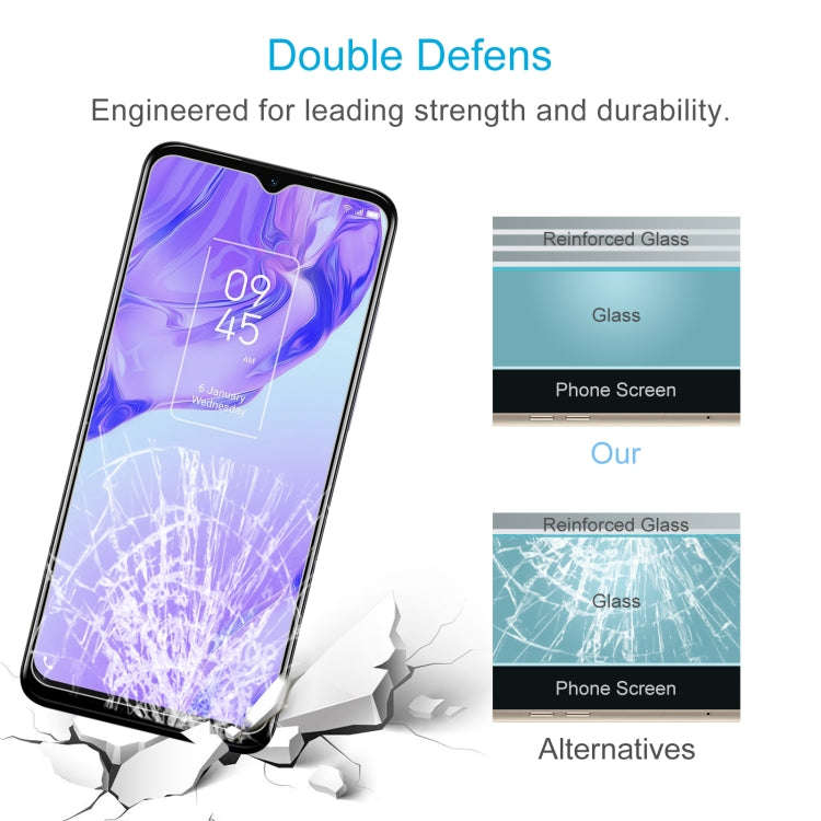 10 PCS 0.26mm 9H 2.5D Tempered Glass Film For TCL 20B