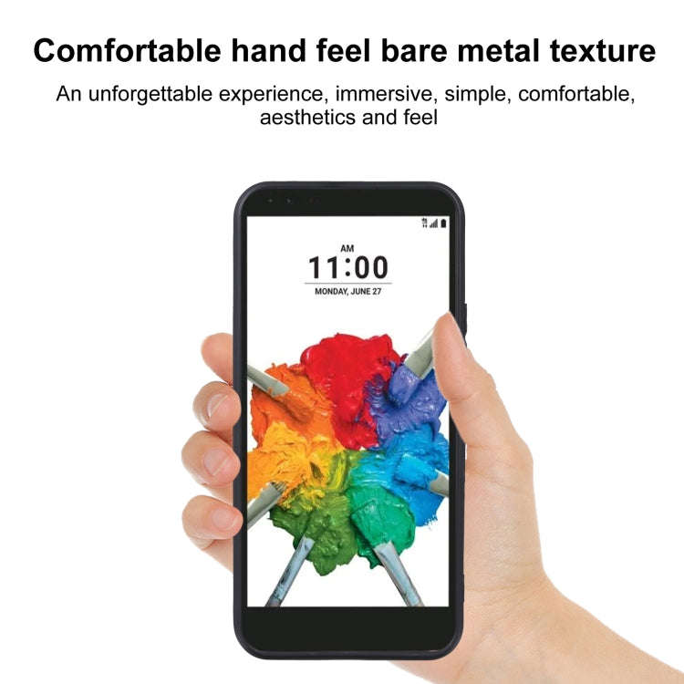 TPU Phone Case For LG Stylo 2 Plus K550(Black)