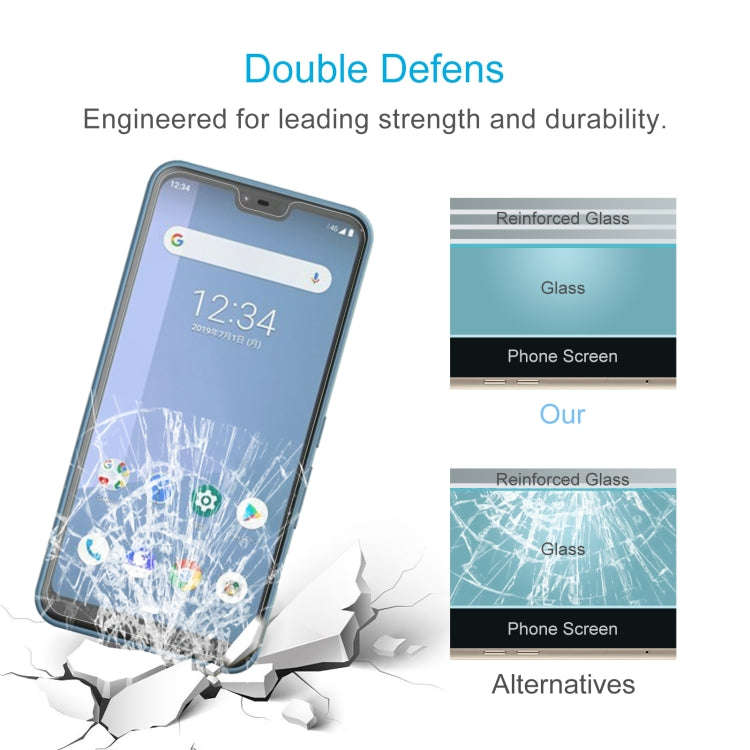 10 PCS 0.26mm 9H 2.5D Tempered Glass Film For Fujitsu Arrows U 801FJ