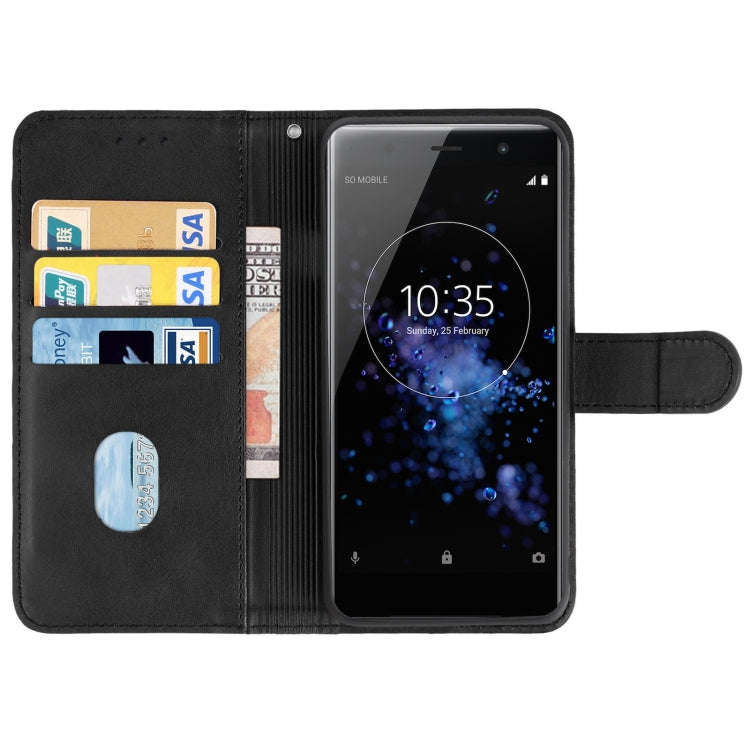 Leather Phone Case For Sony Xperia XZ2 Premium(Black)