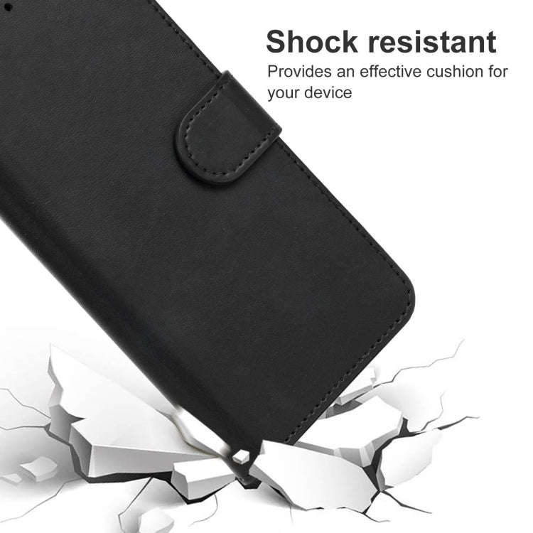 Leather Phone Case For Tecno Spark Go 2022(Black)