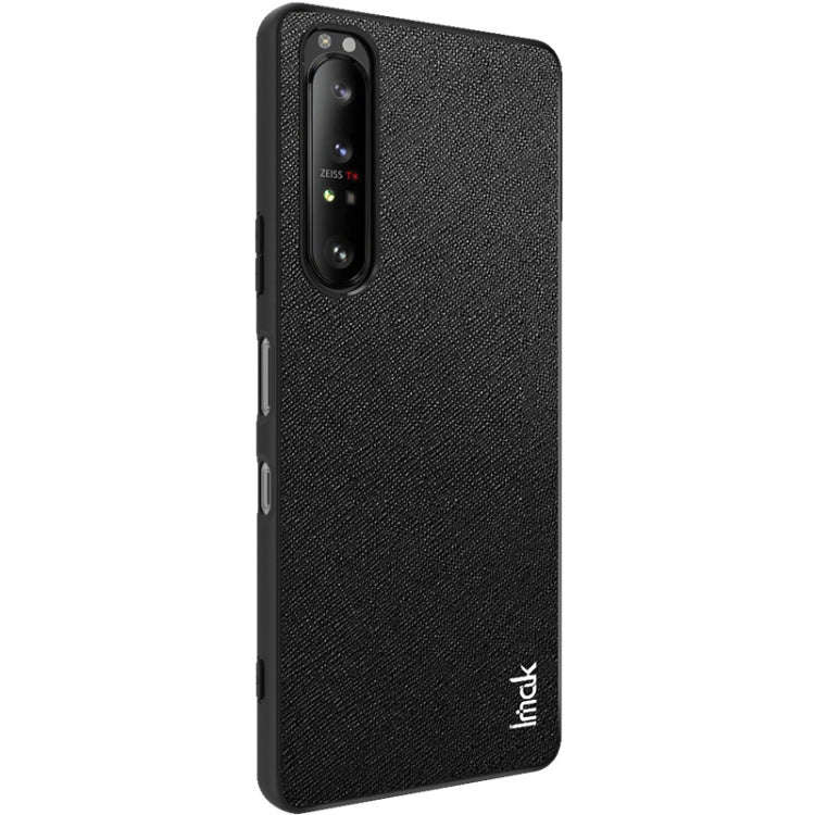 For Sony Xperia 1 III imak LX-5 Series PC + TPU Case with Screen Protector(Cross Texture)