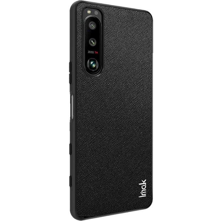 For Sony Xperia 5 III imak LX-5 Series PC + TPU Case with Screen Protector(Cross Texture)