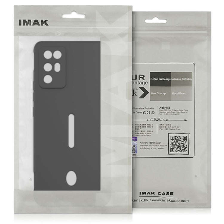 For Honor 60 Pro 5G imak UC-4 Series Straight Edge TPU Soft Protective Case(Black)